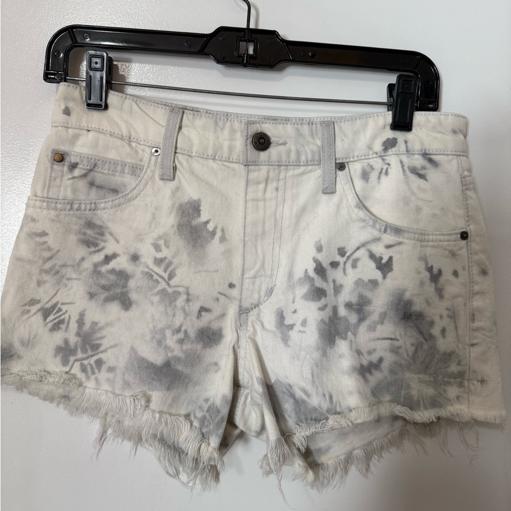 Joe's Jeans Whit & Grey Distressed Jean Shorts